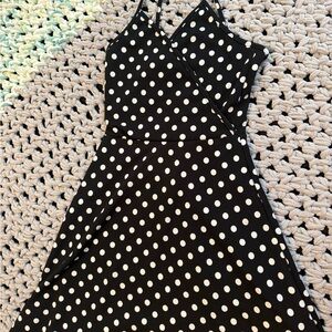 Polka Dot Wrap Dress